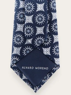 Corbatas|Corbatas<Alvaro Moreno CORBATA JACQUARD MF Azul Marino