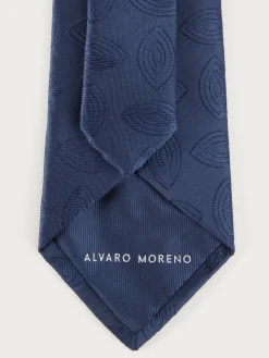 Corbatas|Corbatas<Alvaro Moreno CORBATA JACQUARD MF Azul Marino