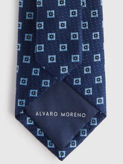 Corbatas|Corbatas<Alvaro Moreno CORBATA JACQUARD MF Azul Marino