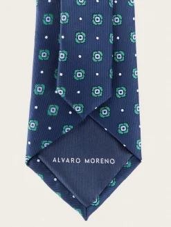Corbatas|Corbatas<Alvaro Moreno CORBATA JACQUARD MF Azul Marino