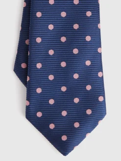 Corbatas|Corbatas<Alvaro Moreno CORBATA JACQUARD MF Azul Marino