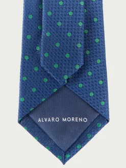 Corbatas|Corbatas<Alvaro Moreno CORBATA JACQUARD MF Azul Marino