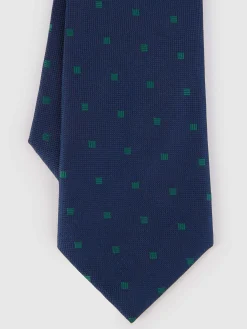 Corbatas|Corbatas<Alvaro Moreno CORBATA JACQUARD MF Azul Marino