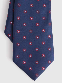 Corbatas|Corbatas<Alvaro Moreno CORBATA JACQUARD MF Azul Marino