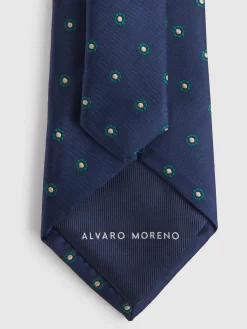 Corbatas|Corbatas<Alvaro Moreno CORBATA JACQUARD MF Azul Marino