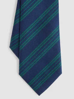 Corbatas|Corbatas<Alvaro Moreno CORBATA JACQUARD MF Azul Marino