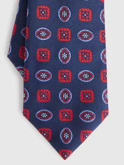 Corbatas|Corbatas<Alvaro Moreno CORBATA JACQUARD MF Azul Marino