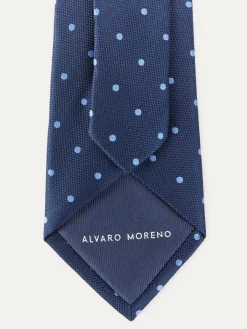 Corbatas|Corbatas<Alvaro Moreno CORBATA JACQUARD MF Azul Marino