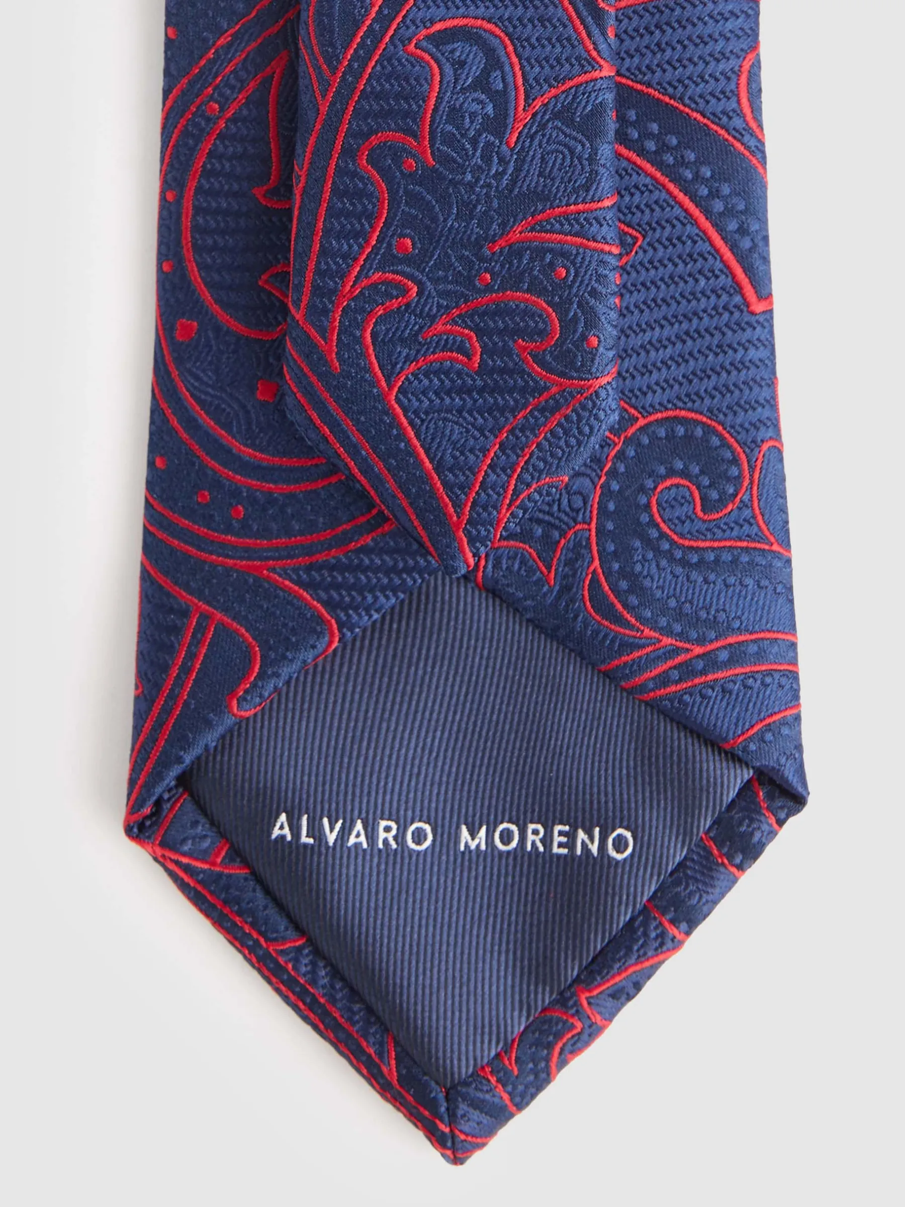 Corbatas|Corbatas<Alvaro Moreno CORBATA JACQUARD MF Azul Marino