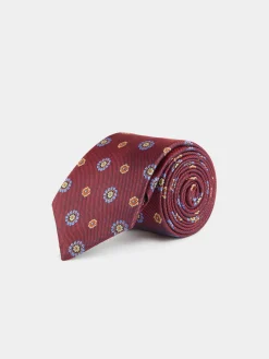 Corbatas|Corbatas<Alvaro Moreno CORBATA JACQUARD MF Burdeos