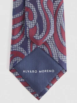 Corbatas|Corbatas<Alvaro Moreno CORBATA JACQUARD MF Burdeos