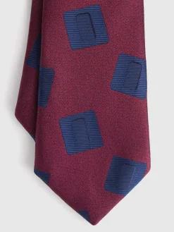 Corbatas|Corbatas<Alvaro Moreno CORBATA JACQUARD MF Burdeos