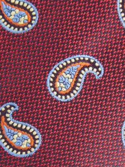 Corbatas|Corbatas<Alvaro Moreno CORBATA JACQUARD MF Rojo