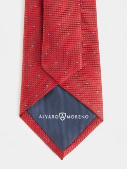 Corbatas|Corbatas<Alvaro Moreno CORBATA JACQUARD MF Rojo