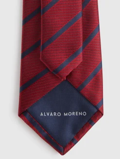 Corbatas|Corbatas<Alvaro Moreno CORBATA JACQUARD MF Rojo