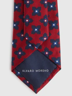 Corbatas|Corbatas<Alvaro Moreno CORBATA JACQUARD MF Rojo