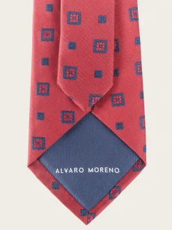 Corbatas|Corbatas<Alvaro Moreno CORBATA JACQUARD MF Rojo