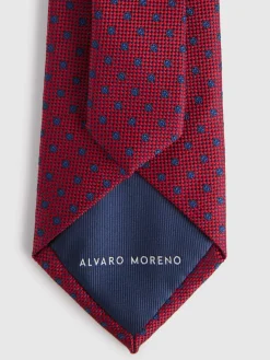 Corbatas|Corbatas<Alvaro Moreno CORBATA JACQUARD MF Rojo