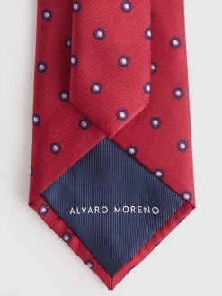 Corbatas|Corbatas<Alvaro Moreno CORBATA JACQUARD MF Rojo