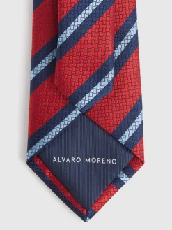 Corbatas|Corbatas<Alvaro Moreno CORBATA JACQUARD MF Rojo