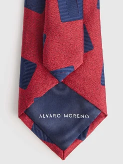 Corbatas|Corbatas<Alvaro Moreno CORBATA JACQUARD MF Rojo