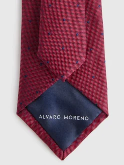 Corbatas|Corbatas<Alvaro Moreno CORBATA JACQUARD MF Rojo
