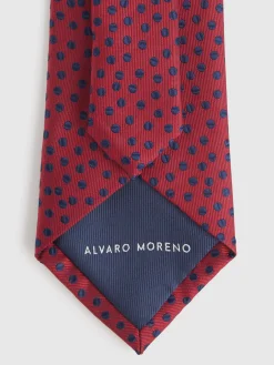 Corbatas|Corbatas<Alvaro Moreno CORBATA JACQUARD MF Rojo