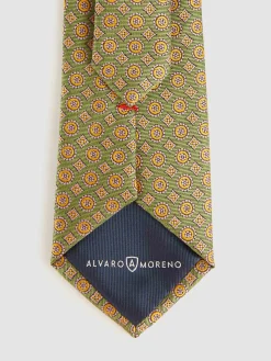 Corbatas|Corbatas<Alvaro Moreno CORBATA JACQUARD MF Verde