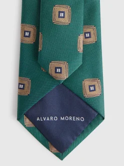 Corbatas|Corbatas<Alvaro Moreno CORBATA JACQUARD MF Verde