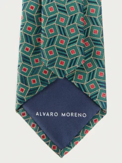 Corbatas|Corbatas<Alvaro Moreno CORBATA JACQUARD MF Verde