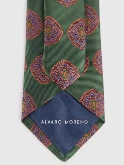 Corbatas|Corbatas<Alvaro Moreno CORBATA JACQUARD MF Verde