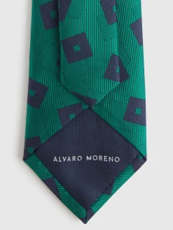 Corbatas|Corbatas<Alvaro Moreno CORBATA JACQUARD MF Verde