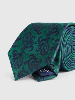 Corbatas|Corbatas<Alvaro Moreno CORBATA JACQUARD MF Verde