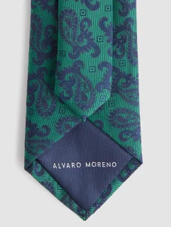 Corbatas|Corbatas<Alvaro Moreno CORBATA JACQUARD MF Verde
