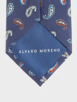 Corbatas|Corbatas<Alvaro Moreno CORBATA PRINTED Azul Marino
