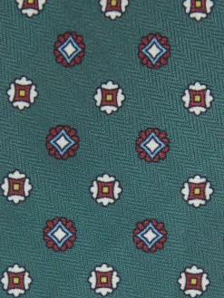 Corbatas|Corbatas<Alvaro Moreno CORBATA PRINTED Verde