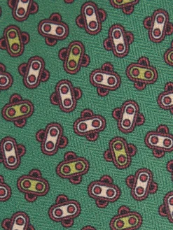 Corbatas|Corbatas<Alvaro Moreno CORBATA PRINTED Verde