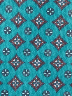 Corbatas|Corbatas<Alvaro Moreno CORBATA PRINTED Verde