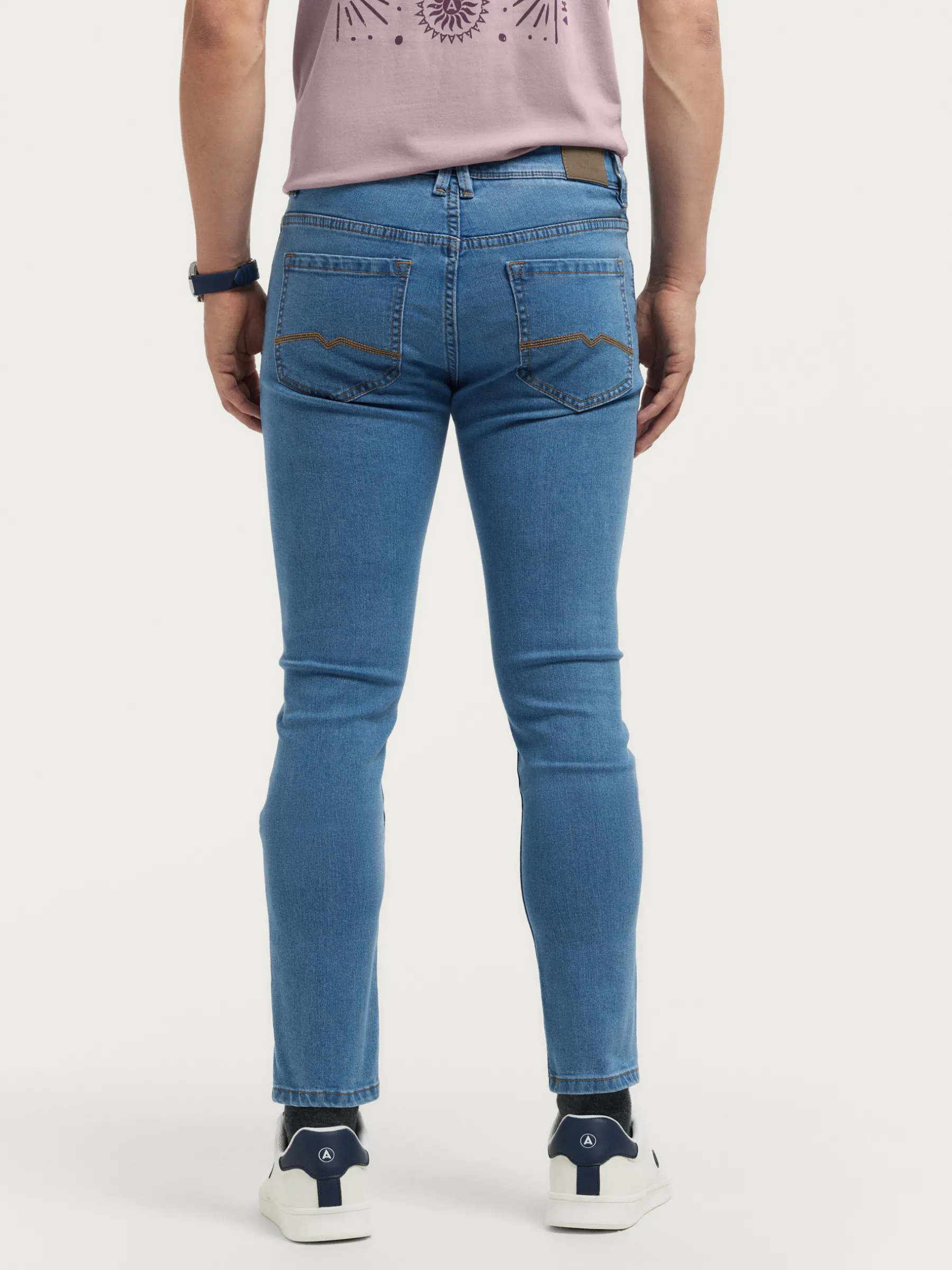 Vaqueros<Alvaro Moreno DENIM SUPER SKINNY Azul