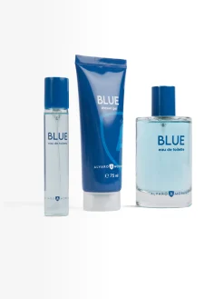 Perfumes<Alvaro Moreno ESTUCHE AM BLUE Azul