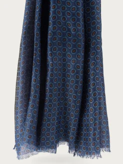 Foulares<Alvaro Moreno FOULARD PRINT Azul