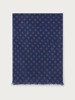 Foulares<Alvaro Moreno FOULARD PRINT Azul