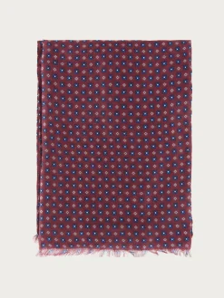 Foulares<Alvaro Moreno FOULARD PRINT Burdeos