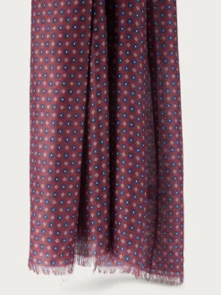Foulares<Alvaro Moreno FOULARD PRINT Burdeos