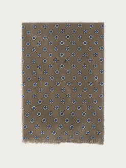 Foulares<Alvaro Moreno FOULARD PRINT MARRÓN Marrón