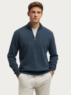 Jerséis<Alvaro Moreno JERSEY CREMALLERA Azul