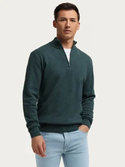 Jerséis<Alvaro Moreno JERSEY CREMALLERA Azul