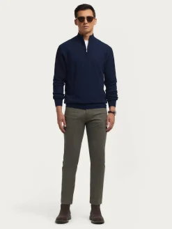 Jerséis<Alvaro Moreno JERSEY CREMALLERA Azul Marino