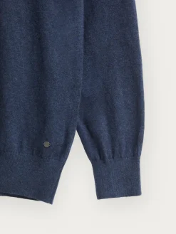 Jerséis<Alvaro Moreno JERSEY ROLL COLLAR Azul