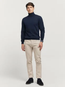 Jerséis<Alvaro Moreno JERSEY ROLL COLLAR Azul Marino